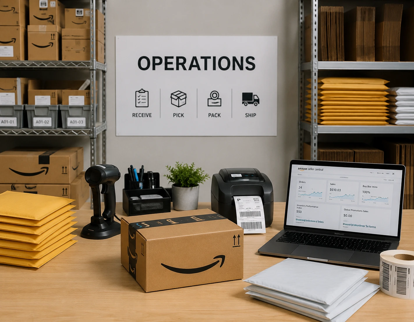 Amazon FBA operations portfolio work